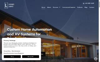 Levines Lights: Home Audio-Visual and Automation website