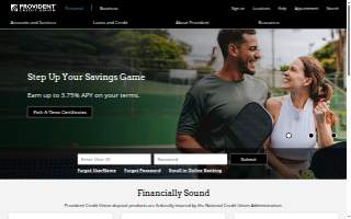 Provident Credit Union (Belmont Community Branch) website