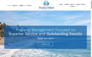 Anchor West Properties website