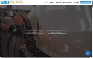 Club Collision website