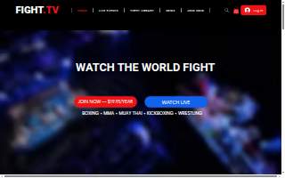 Fight Strong MMA website