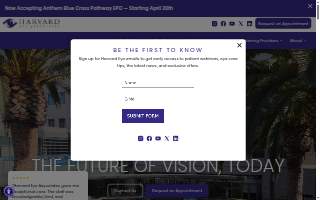 Harvard Eye Associates - San Clemente website