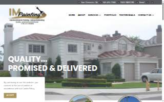 IM Painting Inc. website
