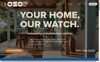Oso Pest Control website