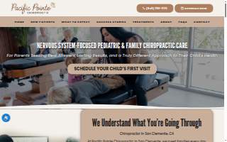 Pacific Pointe Chiropractic website