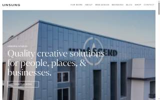 Unsung Studio website
