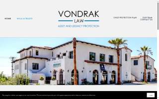 Vondrak Law website