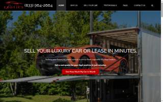 We Buy Exotics website