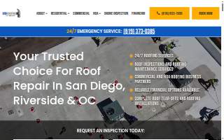 619 Roofing of San Diego website