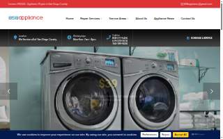 858 Appliance Repair of San Diego website