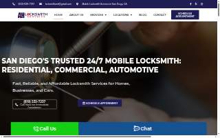 A & H Locksmith Services website