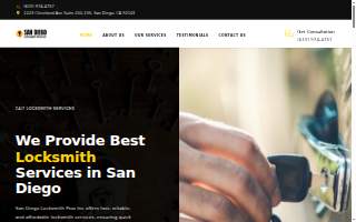 Anytime Locksmith San Diego website