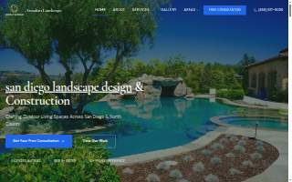 Arcadian Landscape website