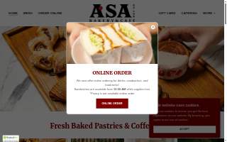 ASA Bakery website