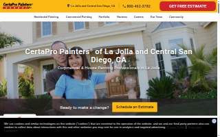 CertaPro Painters of La Jolla and Central San Diego website