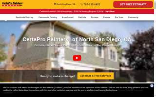 CertaPro Painters of North San Diego website
