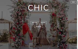Chic Flowers website