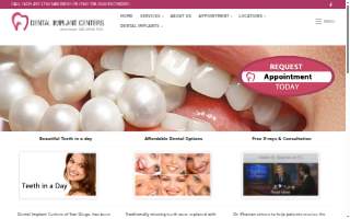 Dental Implant Centers website