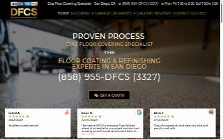 Diaz Floor Covering Specialist website