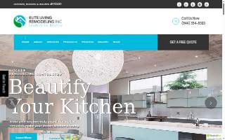 Elite Living Remodeling, Inc. website