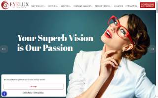 EyeLux Optometry website