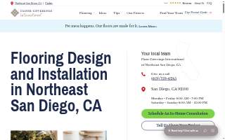 Floor Coverings International - Northeast San Diego website