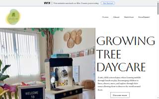Growing Tree Daycare website