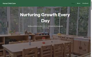 Home Child Care website