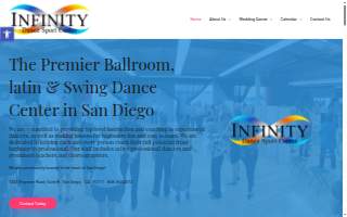 Infinity Dance Sport Center website