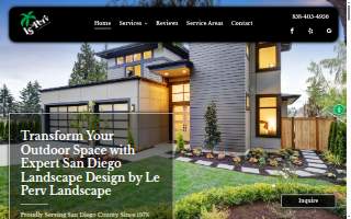 Le Perv Landscape Inc website