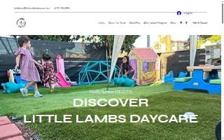 Little Lambs Daycare website