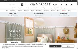 Living Spaces of San Diego website