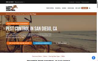 Lloyd Pest & Termite Control website