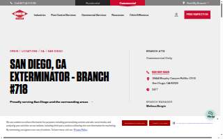 Orkin of San Diego website
