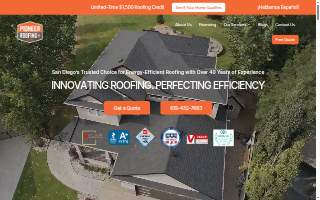 Pioneer Roofing Company website