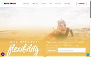 PrideStaff website