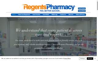 Regents Pharmacy website