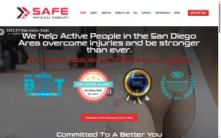 SAFE Physical Therapy - Scripps Ranch website
