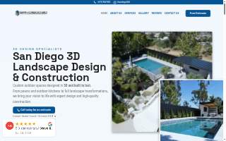 San Diego 3D Landscape Design website