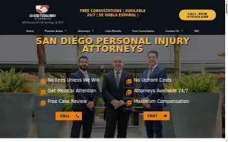 San Diego Personal Injury Attorneys website