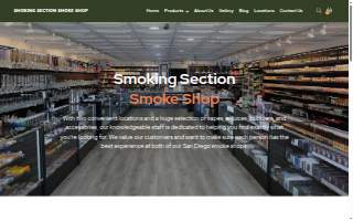 San Diego Vapes Smoke Shop website