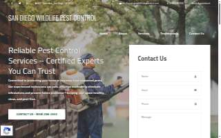 San Diego Wildlife Pest Control website