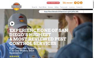 Suncoast Pest Management of Lemon Grove website