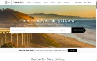 The Greg Cummings Group | San Diego Real Estate | Compass website