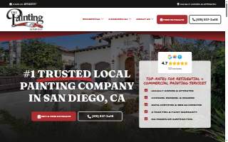 The Painting Company San Diego website