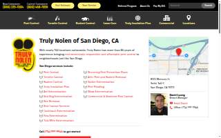Truly Nolen Pest & Termite Control of San Diego website