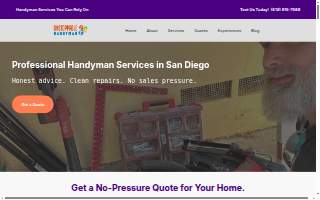Unstoppable Handyman Services of San Diego website