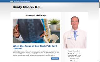 Walk-In Chiropractic website