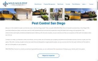 Wild Wild Pest Control of San Diego website