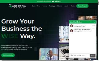 WISE Digital Partners website